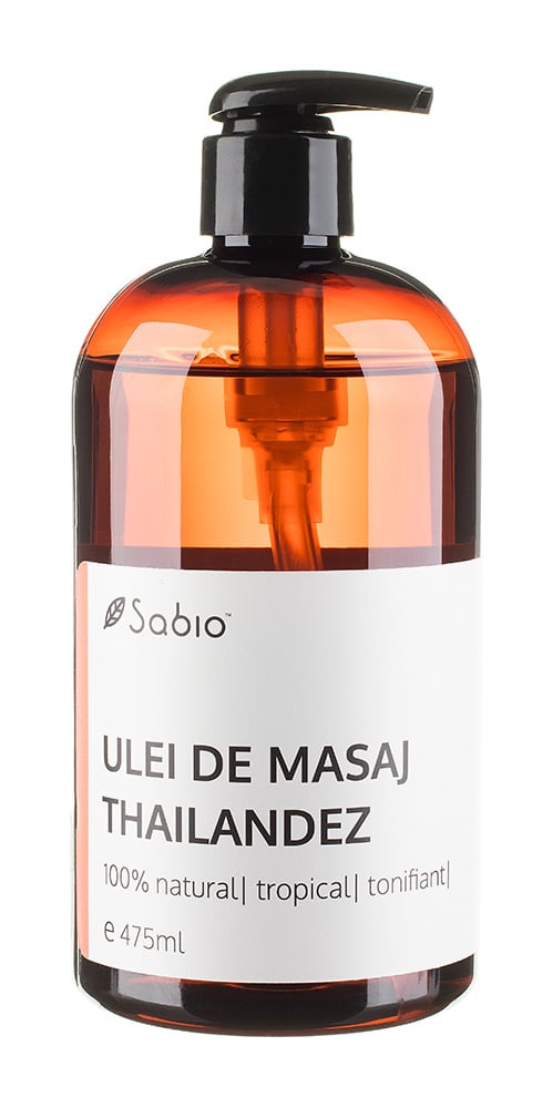 Ulei de masaj thailandez, 475ml, Sabio 1 Ulei de masaj thailandez
