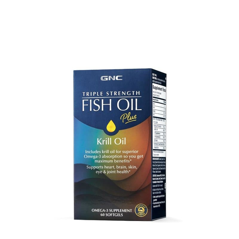 Ulei de peste plus ulei de krill