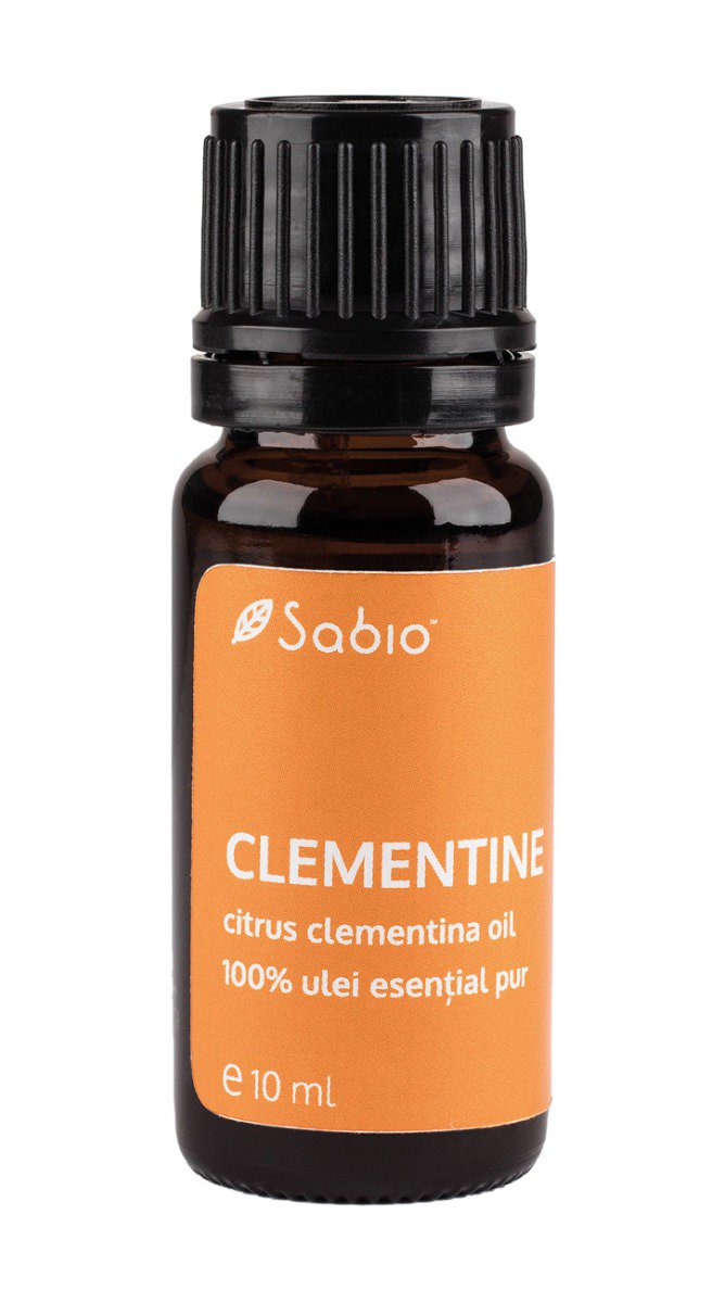 Ulei esential pur de clementina (citrus clementina oil), 10ml, Sabio 1 Ulei esential pur de clementina (citrus clementina oil)