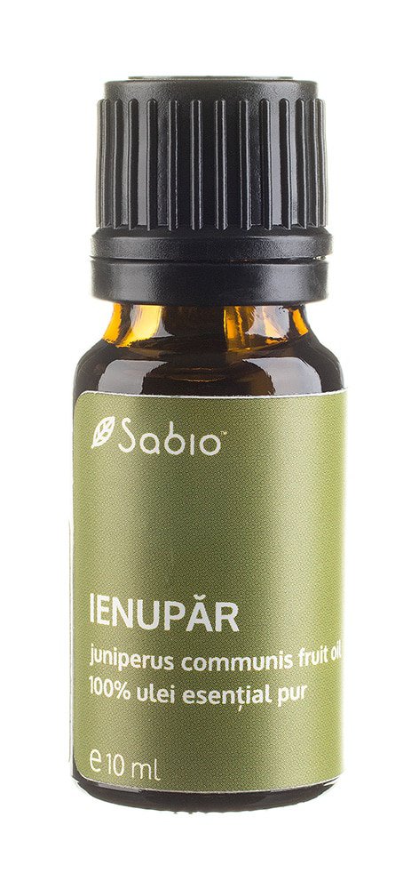 Ulei esential pur de ienupar (juniperus communis), 10ml, Sabio 1 Ulei esential pur de ienupar (juniperus communis)