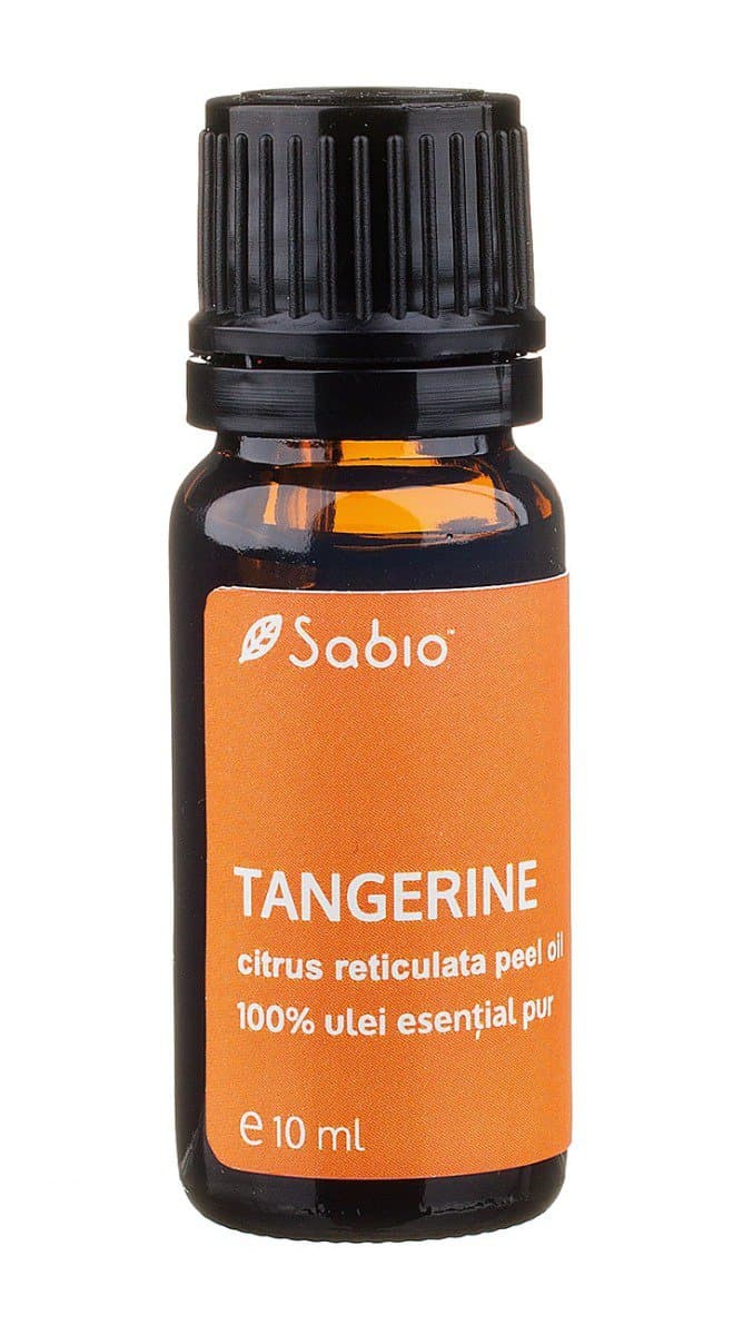 Ulei esential pur tangerine (citrus reticulata peel oil), 10ml, Sabio 1 Ulei esential pur tangerine (citrus reticulata peel oil)