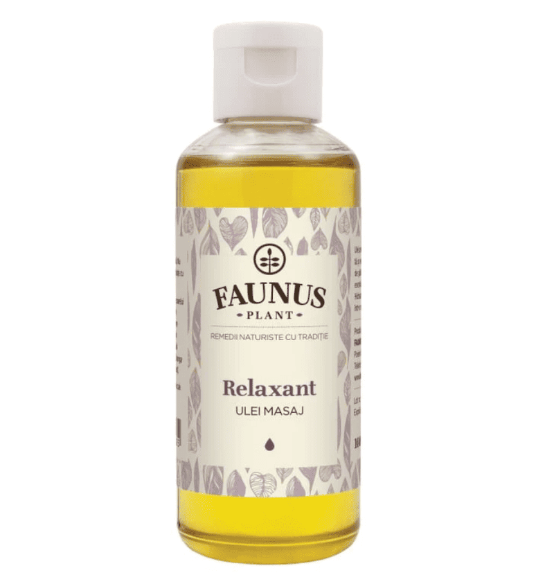Ulei pentru masaj relaxant, 100ml, Faunus Plant 1 Ulei pentru masaj relaxant