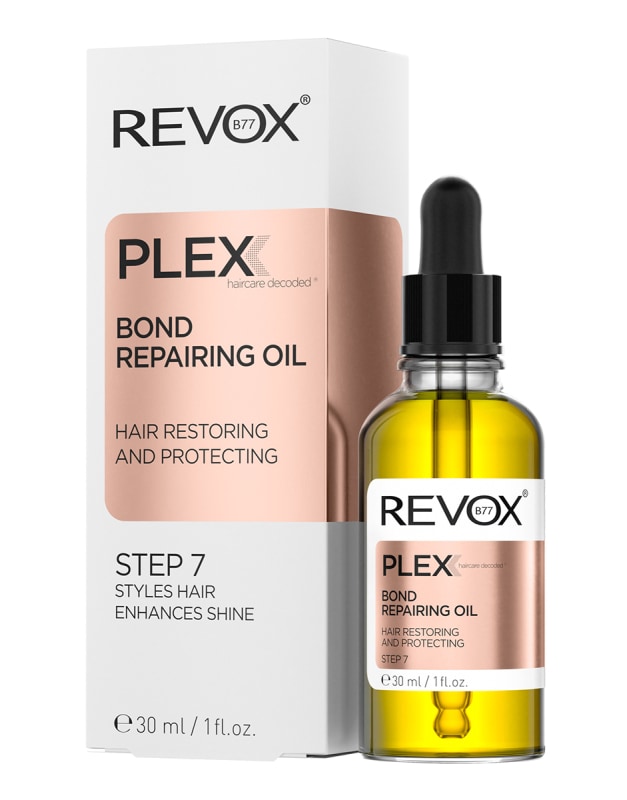 Ulei pentru par deteriorat Plex Bond Repairing Step 7, 30ml, Revox 1 Ulei pentru par deteriorat Plex Bond Repairing Step 7
