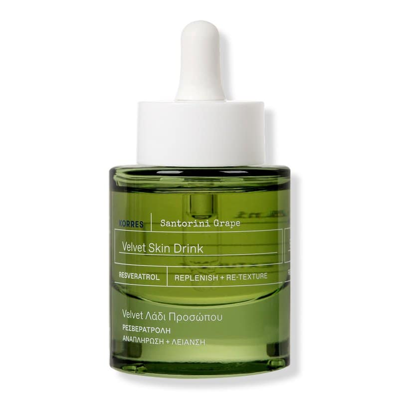 Ulei uscat pentru ten Velvet Skin Drink Santorini Grape