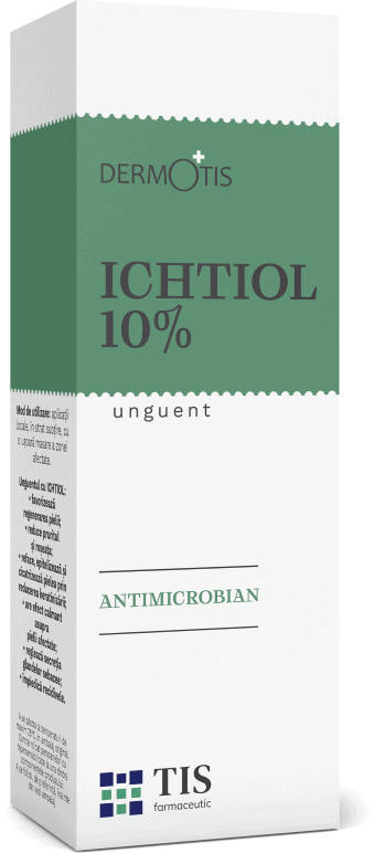 Unguent cu ichtiol 10% Dermotis, 25 g, Tis Farmaceutic 1 Unguent cu ichtiol 10% Dermotis