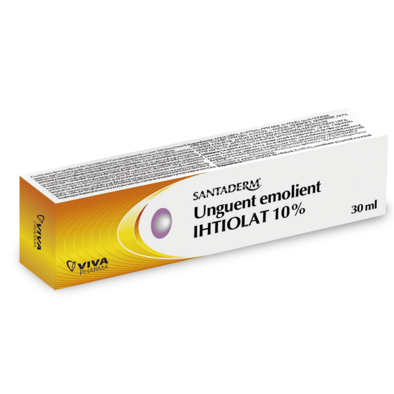 Unguent emolient Ihtiolat 10% Santaderm