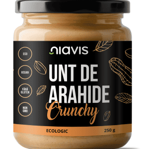 Unt de arahide crunchy ecologic
