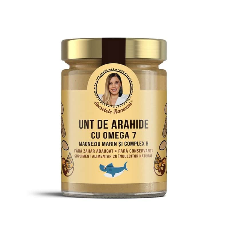 Unt de arahide cu Omega 7