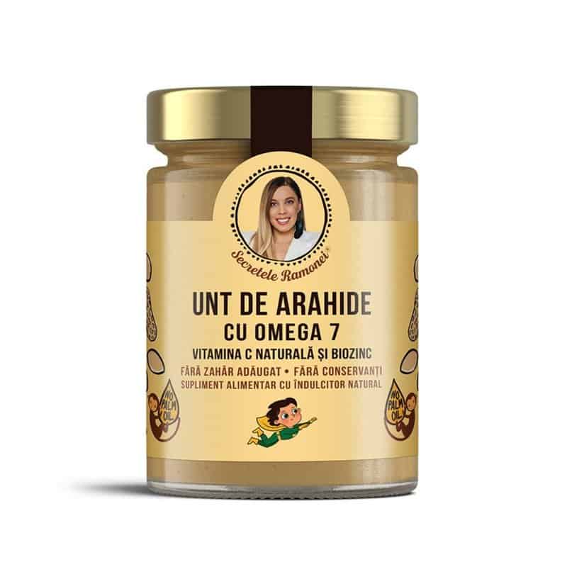 Unt de arahide cu Omega 7