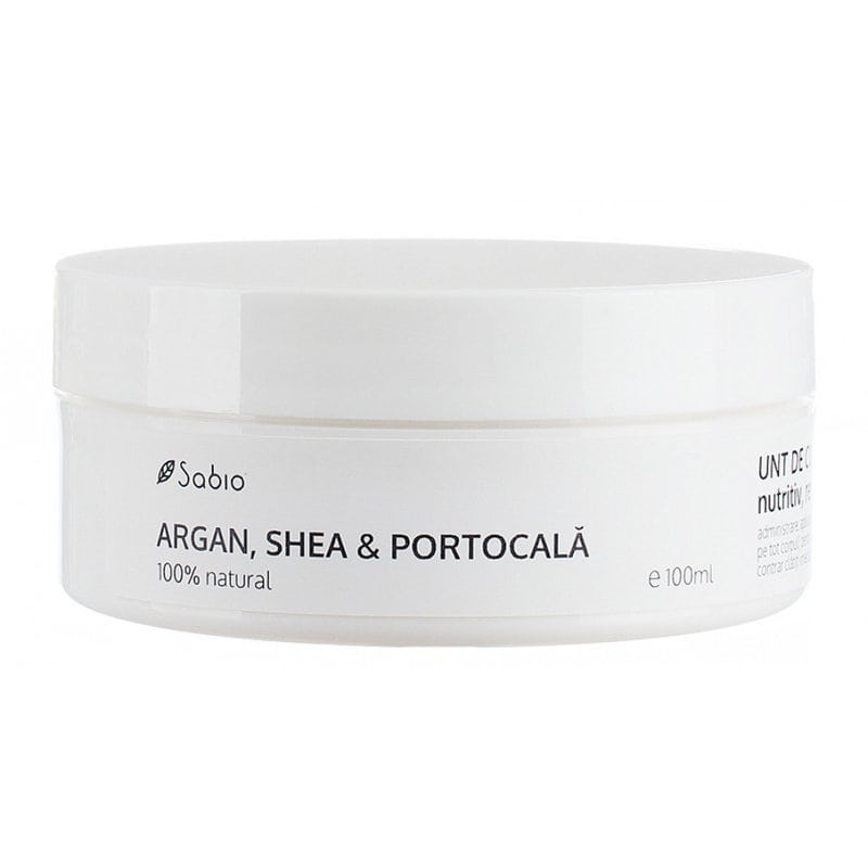 Unt de corp cu argan + shea si portocala