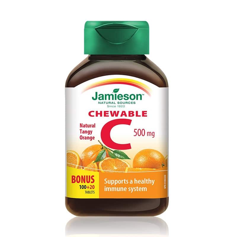 Vitamina C 500mg cu gust de portocale