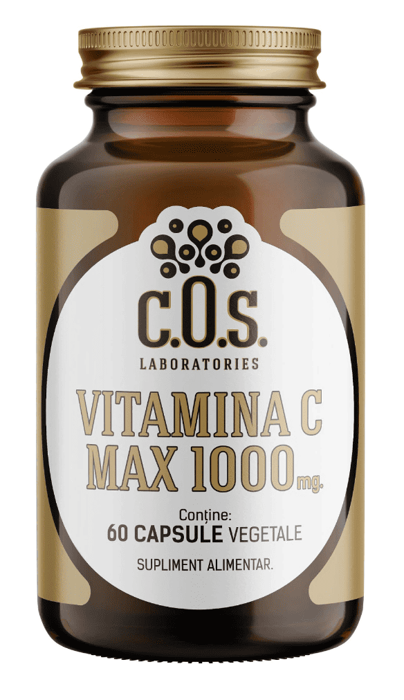 Vitamina C MAX 1000mg, 60 capsule, COS Laboratories 1 Vitamina C MAX 1000mg