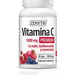 Vitamina C Premium cu rodie bioflavonoide si resveratrol