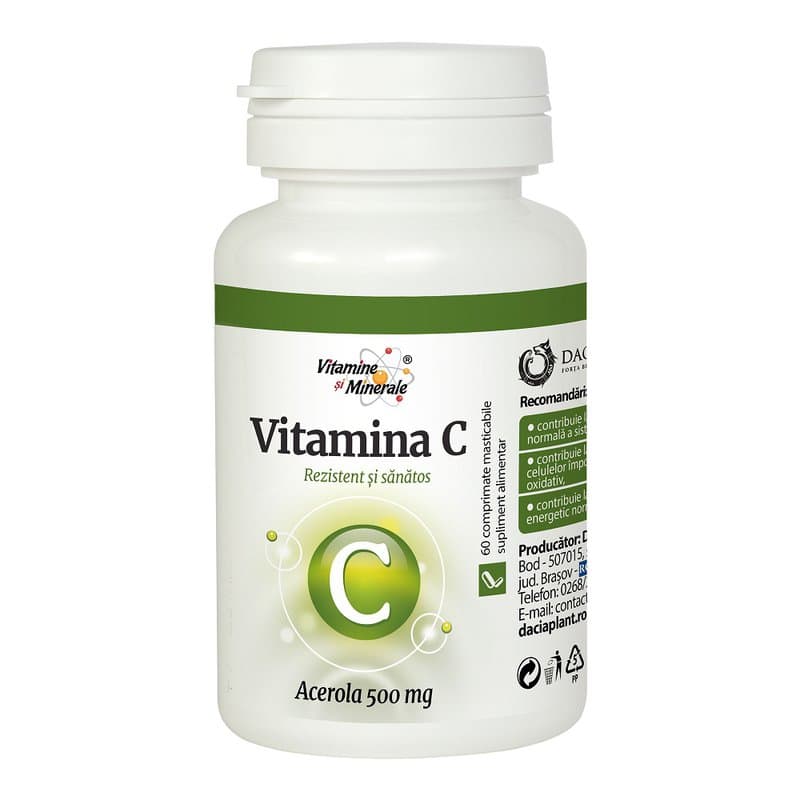 Vitamina C cu acerola 500mg