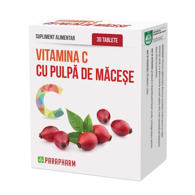 Vitamina C cu pulpa de Macese