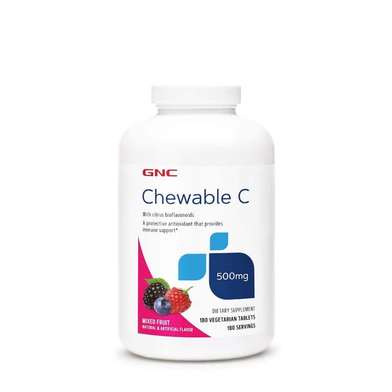Vitamina C masticabila cu aroma mix de fructe