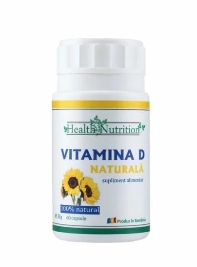 Vitamina D Naturala, 60 capsule, Health Nutrition 1 Vitamina D Naturala