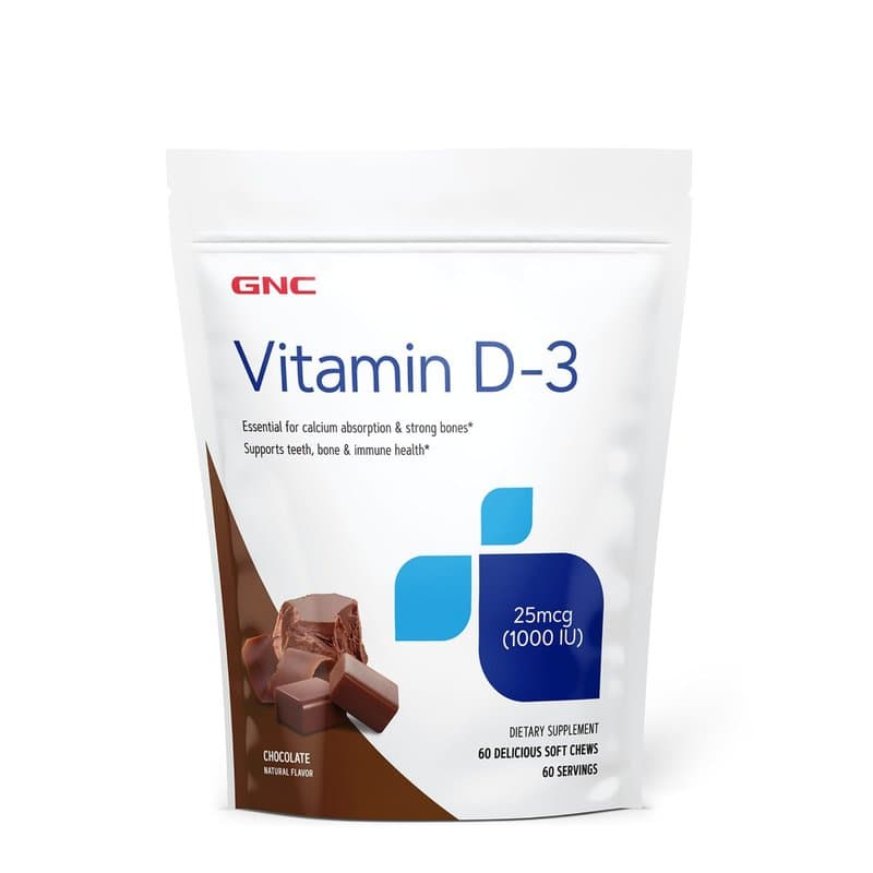Vitamina D3 1000IU cu aroma de ciocolata