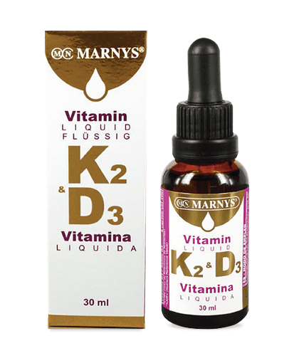 Vitamina K2+D3 Lichida, 30ml, Marnys 1 Vitamina K2+D3 Lichida