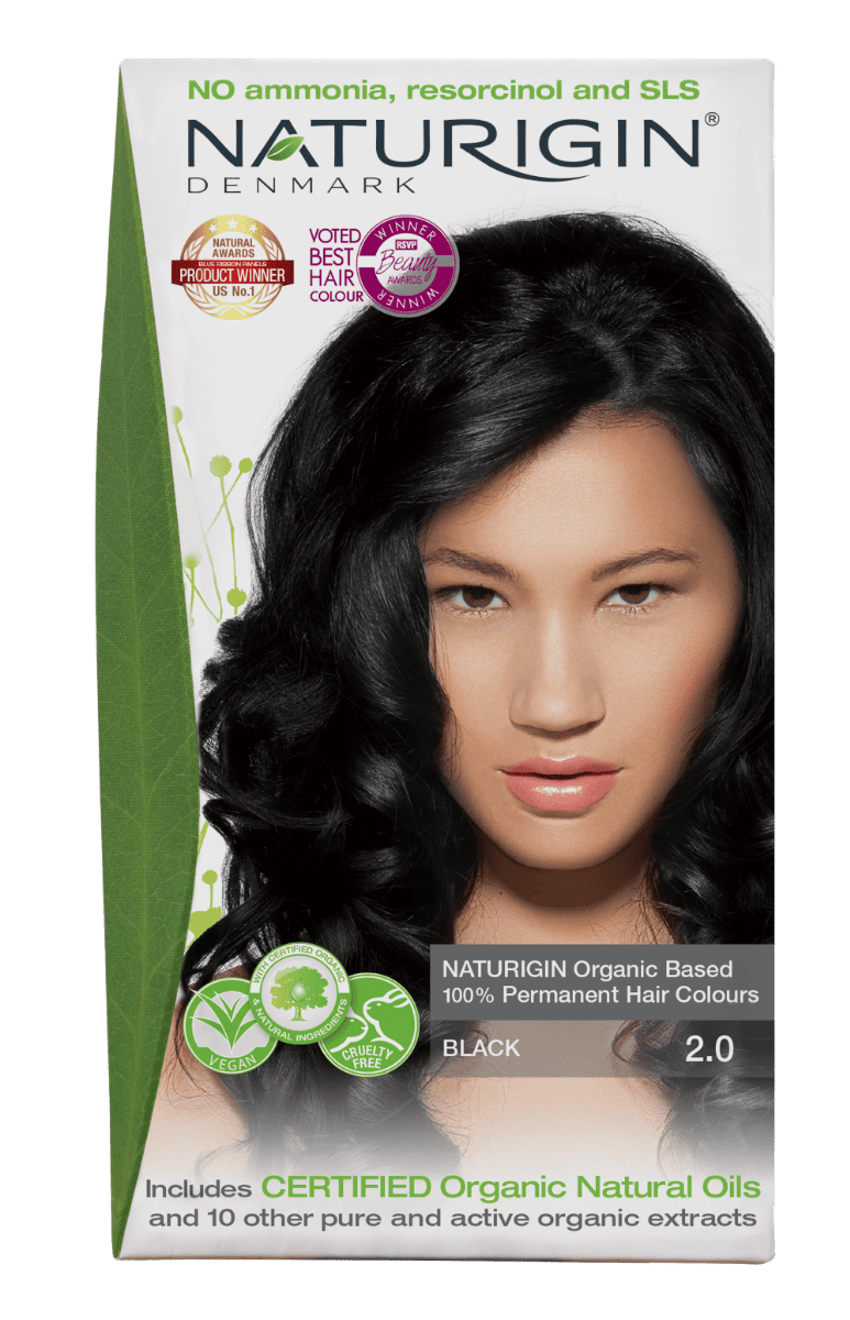Vopsea de par Black 2.0, 115ml, Naturigin 1 Vopsea de par Black 2.0