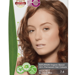 Vopsea de par Medium Blonde Red 7.4