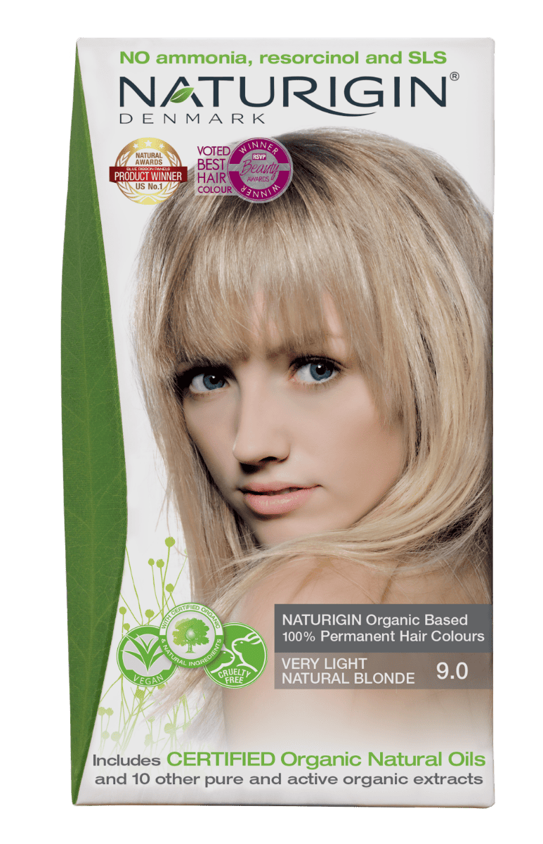 Vopsea de par Very Light Blonde 9.0, 115ml, Naturigin 1 Vopsea de par Very Light Blonde 9.0