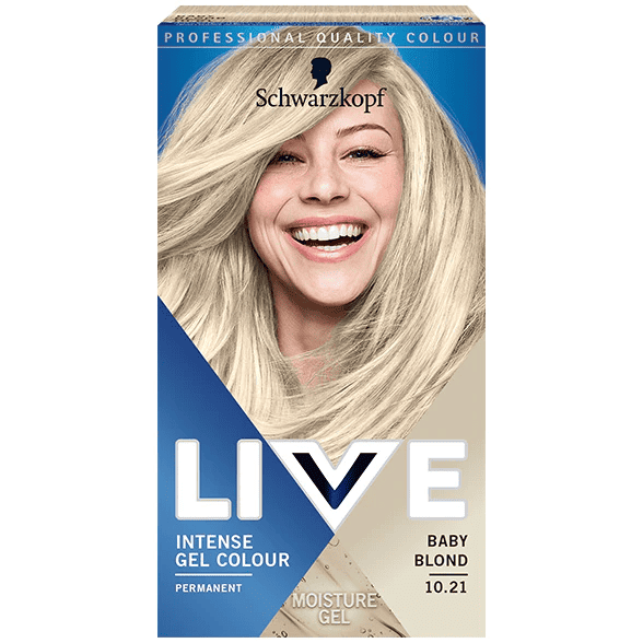 Vopsea de par permanenta sub forma de gel Live 10.21 Baby Blond