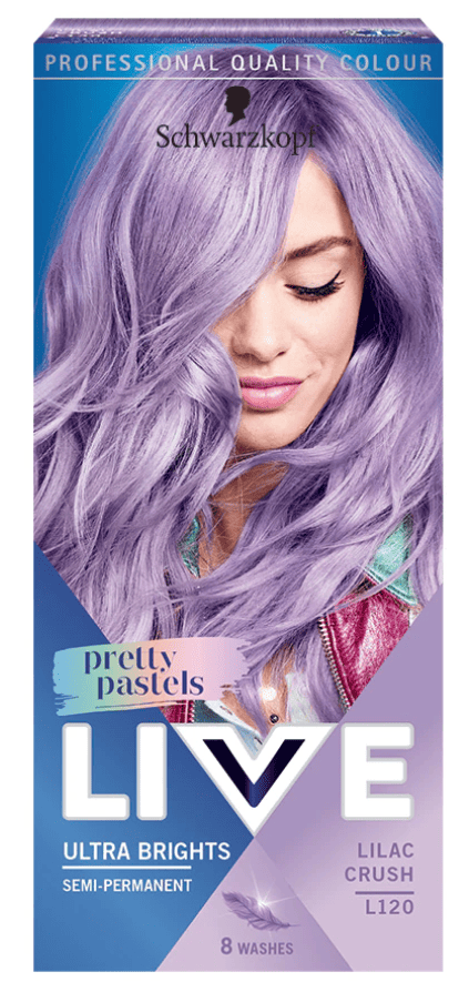 Vopsea de par semi-permanenta Pretty Pastels Liliac Blush P120, 65ml, Live 1 Vopsea de par semi-permanenta Pretty Pastels Liliac Blush P120