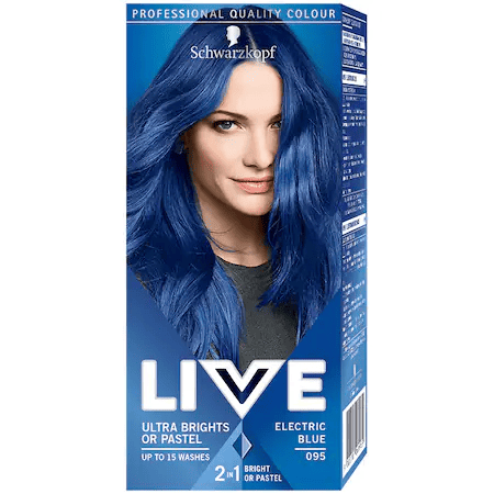 Vopsea de par semi-permanenta Ultra Brights 095 Electric Blue