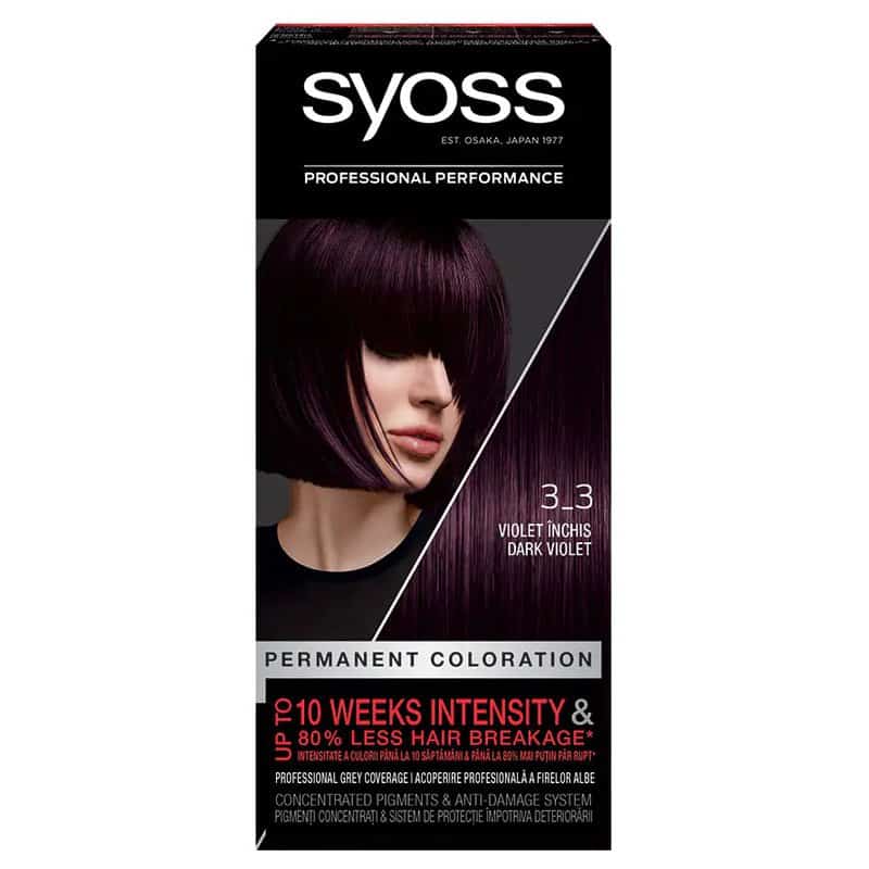 Vopsea pemanenta Color Baseline 3-3 Violet Inchis