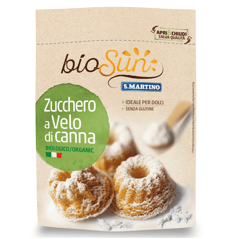 Zahar brut pudra din trestie fara gluten Biosun