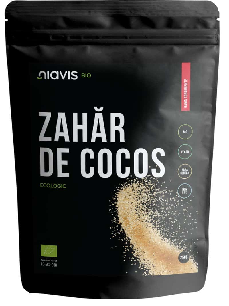 Zahar de cocos ecologic, 250g, Niavis 1 Zahar de cocos ecologic