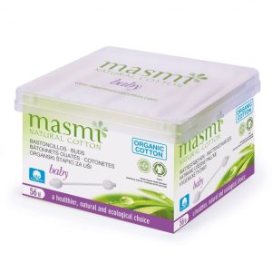 Betisoare urechi bumbac organic bebe 56b - MASMI