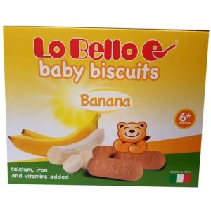 Biscuiti banane bebe +6luni 200g - LO BELLO FOSFOVIT