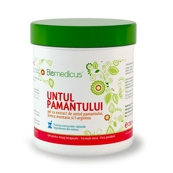 Gel untul pamantului arnica Larginina 250ml - BIOMEDICUS