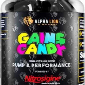 Alpha Lion GAINS CANDY Pump Performance Nitrosigine 63 caps