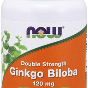 Now Ginkgo Biloba 120 mg 50 veg caps