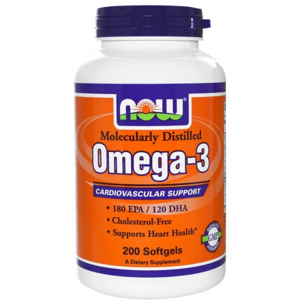 Now Omega 3 200 softgels