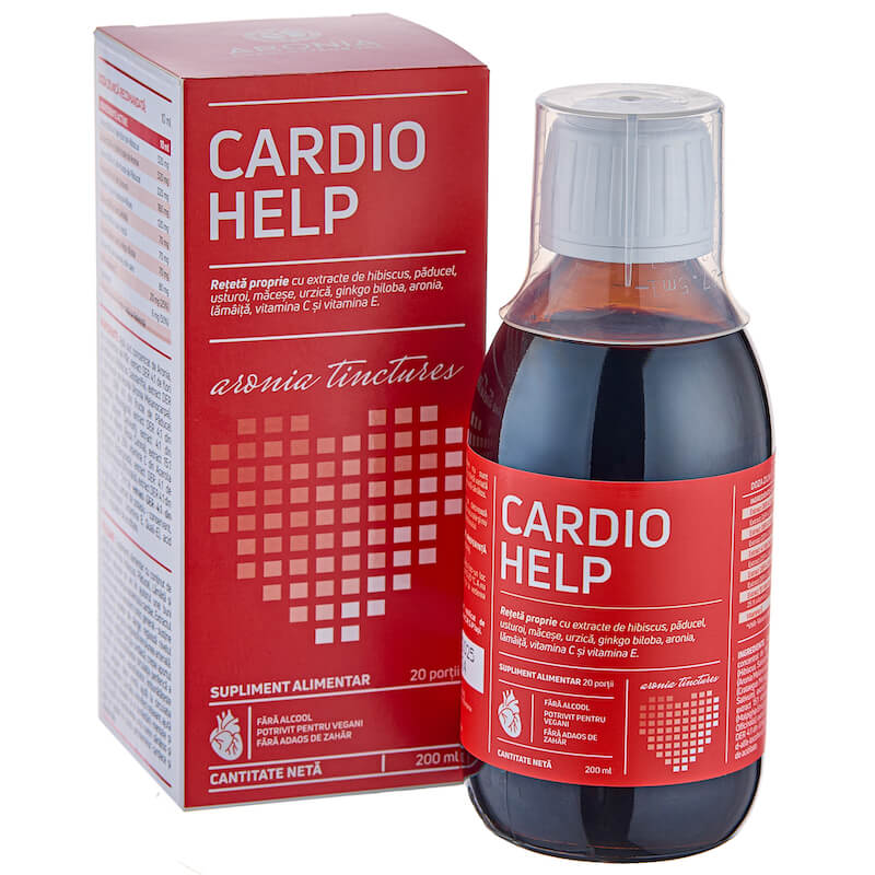 Cardio Help 200ml — o formulă unică din 9 plante și superfructe care protejează inima și sistemul cardiovascular 1 Cardio Help 200ml — o formulă unică din 9 plante și superfructe care protejează inima și sistemul cardiovascular