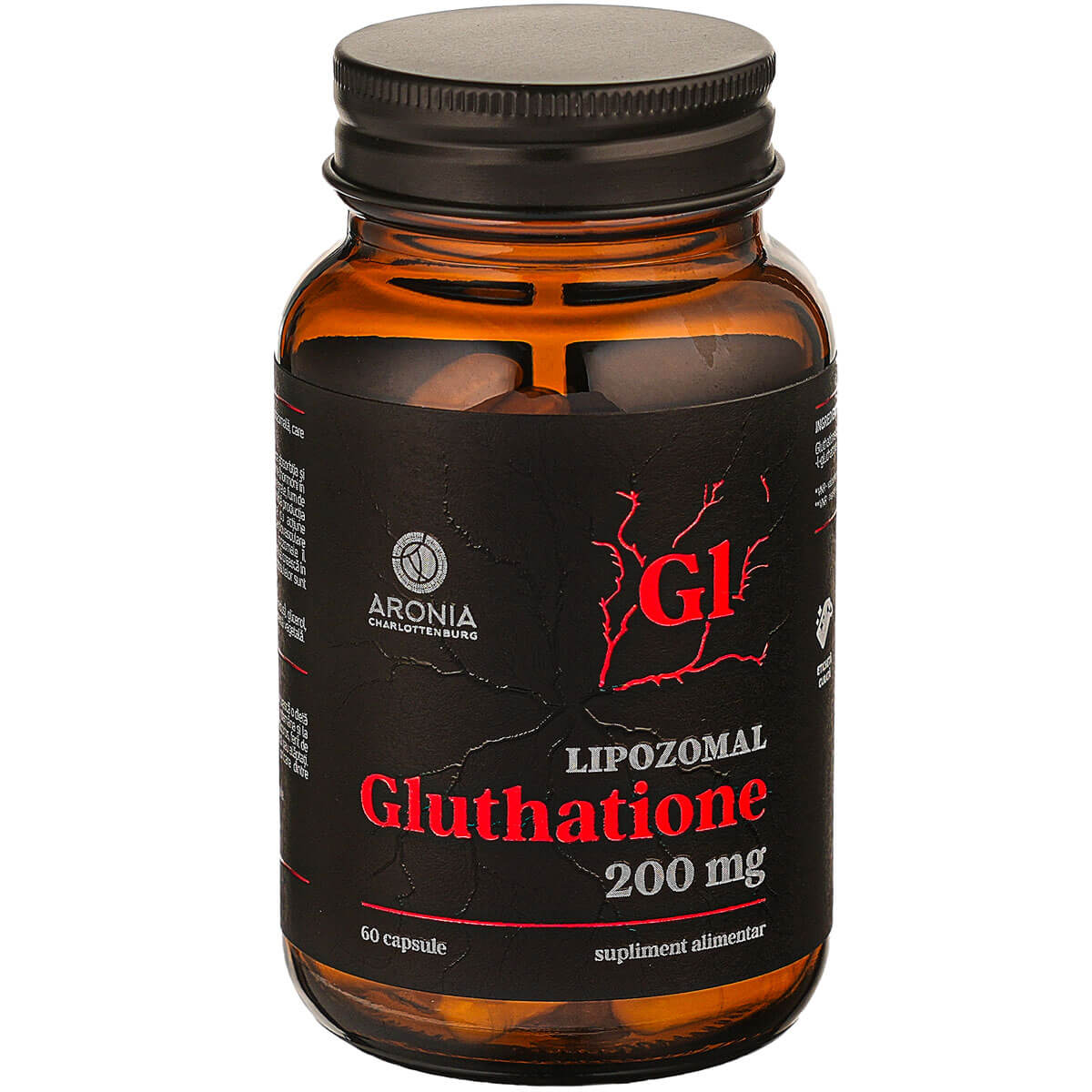 Glutathione Lipozomal la 200mg — 60 capsule cu un antioxidant puternic, care protejează ficatul, celulele și sistemul imunitar 1 Glutathione Lipozomal la 200mg — 60 capsule cu un antioxidant puternic