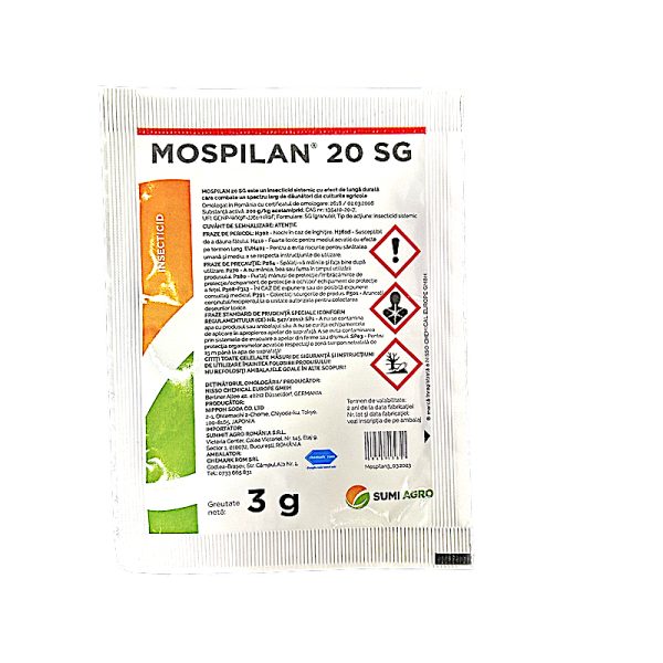 Mospilan 20SG 3 gr insecticid sistemic Nippon Soda (cartof