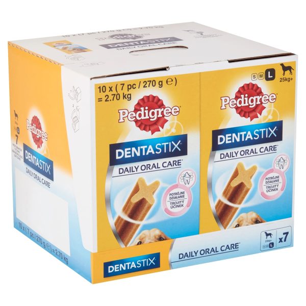 PEDIGREE DentaStix Daily Oral Care, recompense câini talie mare, batoane, 7buc - imagine 5