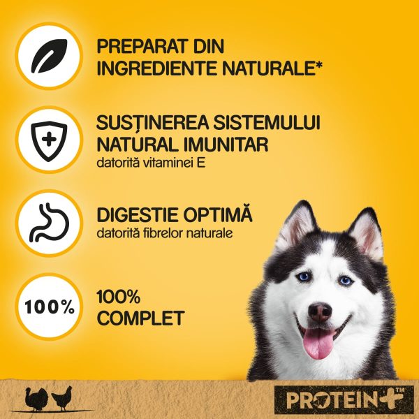 PEDIGREE, XS-XL, Pui și Curcan, conservă hrană umedă câini, (în sos), 800g - imagine 9