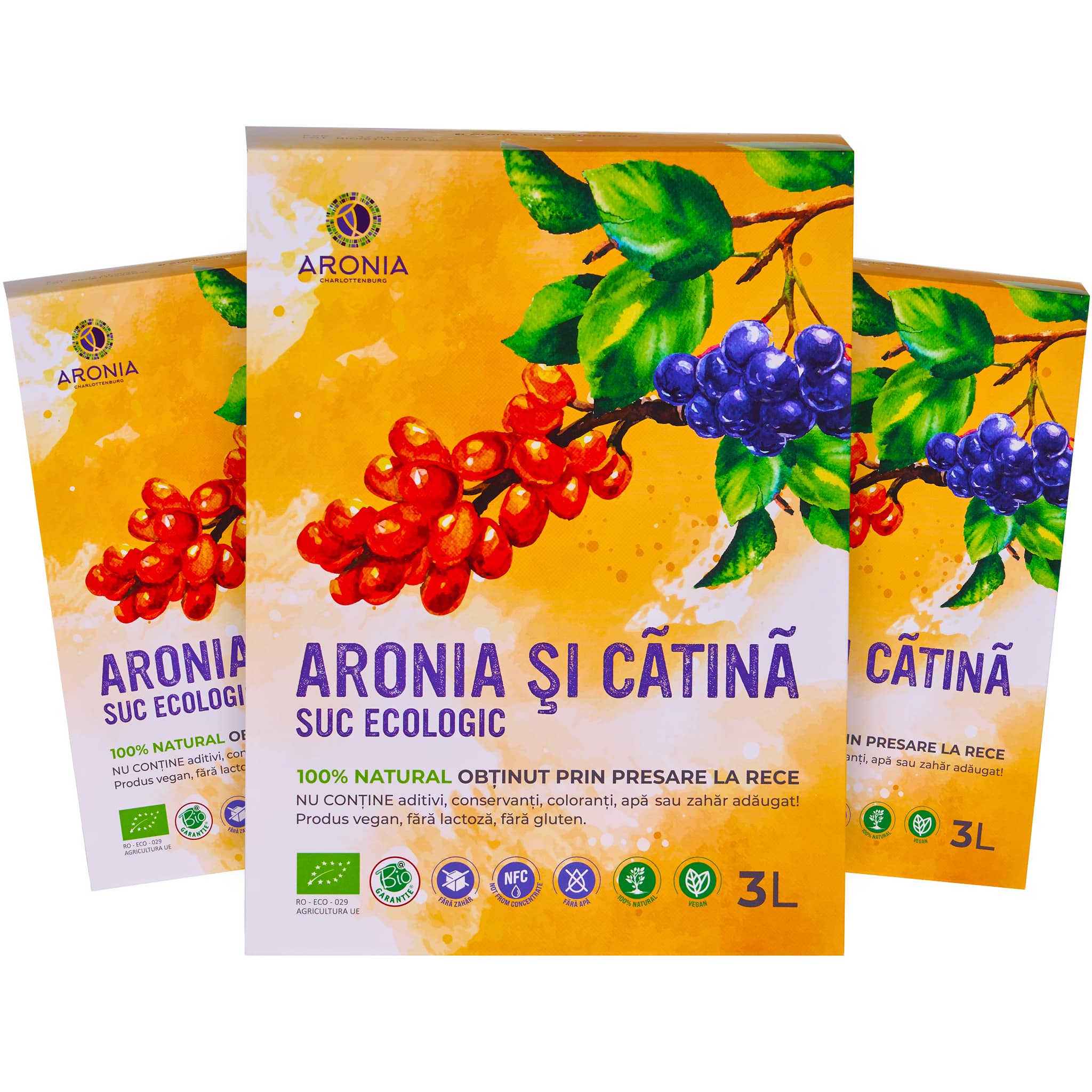 PROMO: 3x3L Suc Aronia – Cătină 3L ECO 1 PROMO: 3x3L Suc Aronia – Cătină 3L ECO