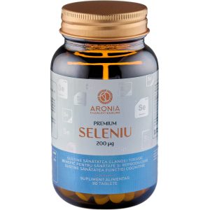 Premium Seleniu la 200µg — 90 tablete cu beneficii pentru tiroidă