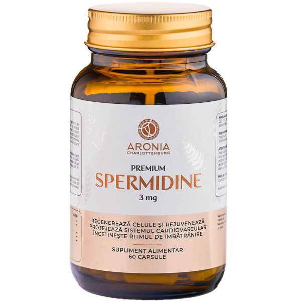 Premium Spermidine la 3mg — 60 capsule cu Spermidină