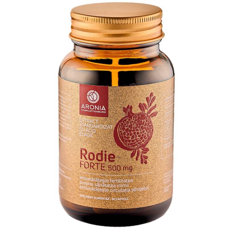 Rodie Forte la 500mg — 60 capsule din Rodie cu numeroase beneficii pentru corp și pentru minte 1 Rodie Forte la 500mg — 60 capsule din Rodie cu numeroase beneficii pentru corp și pentru minte