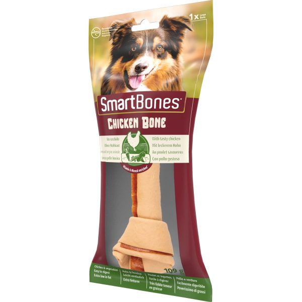 SMARTBONES Classics Chicken Bone Large, recompense câini, Os aromat Pui - imagine 6