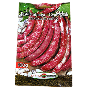 Seminte fasole oloaga pestrita Lingua di Fuoco 100 gr