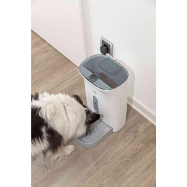 TRIXIE Smart TX8 2.0, hranitor automat caini, alb si gri, 4.5l ( 24x38x19cm ) - imagine 7
